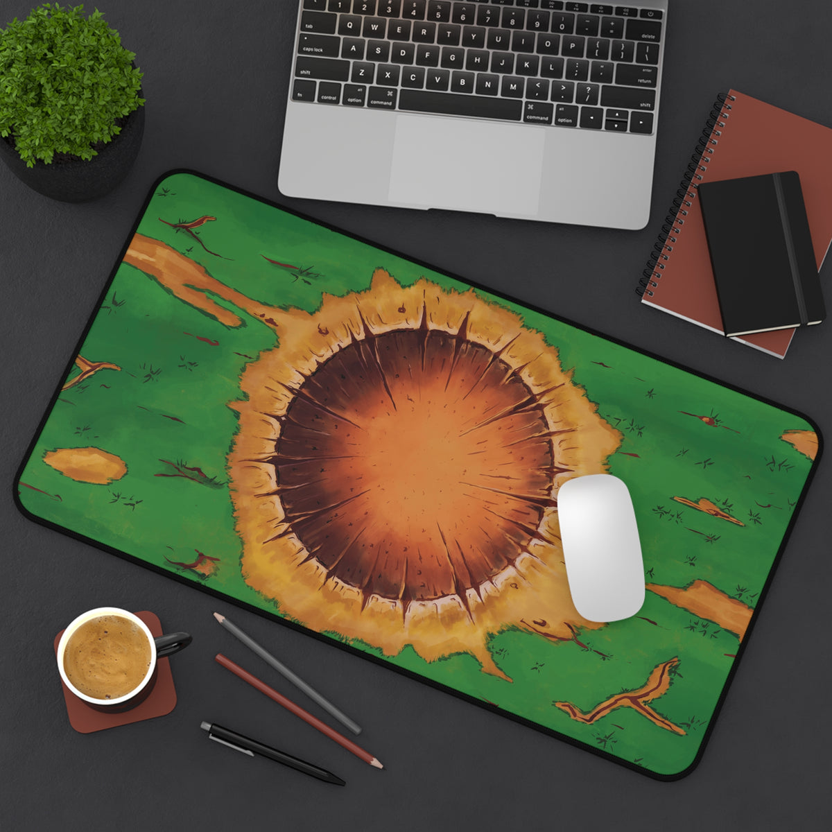 Earth Crater Desk Mat