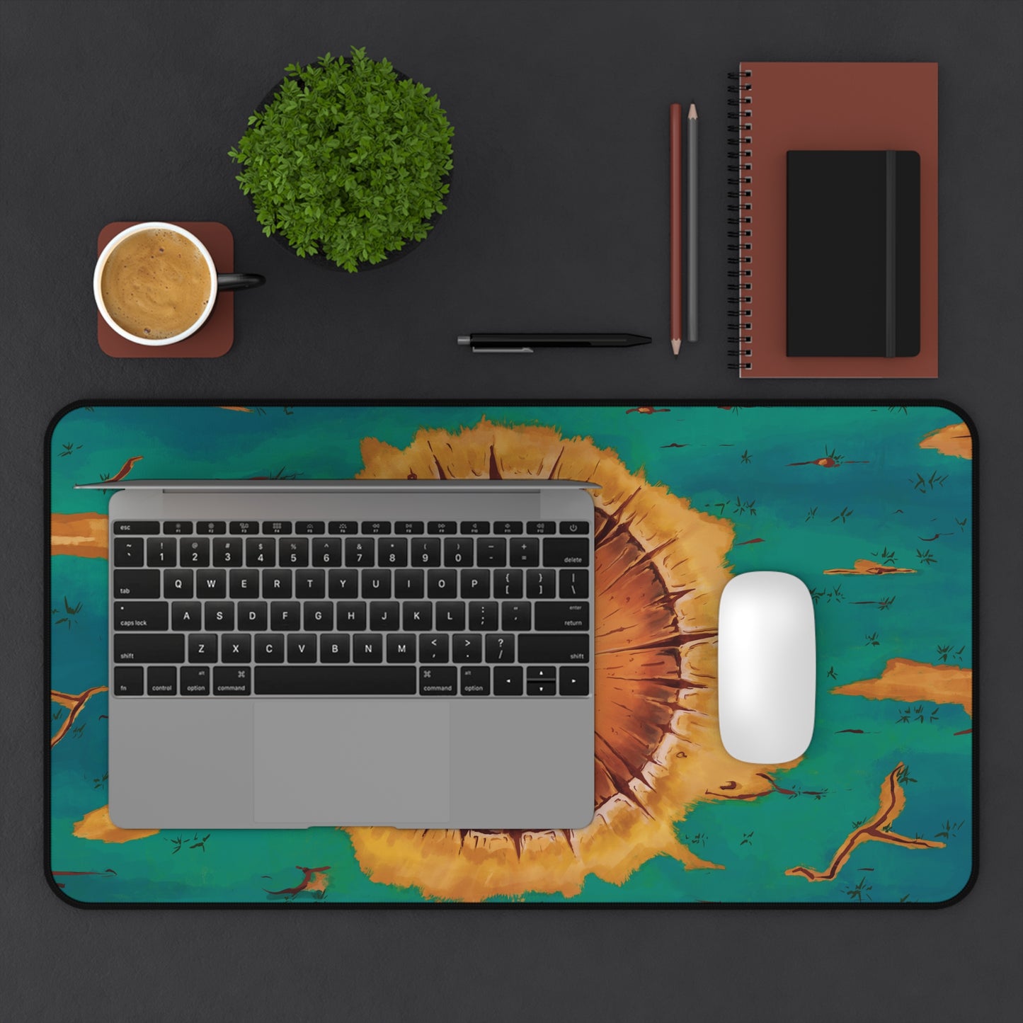 Alien Crater - Desk Mat