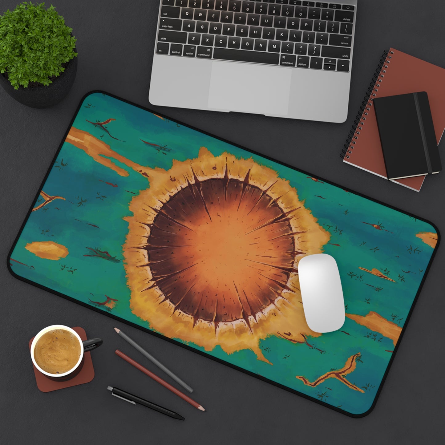 Alien Crater - Desk Mat
